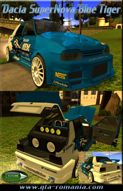 Dacia SuperNova Blue Tiger
